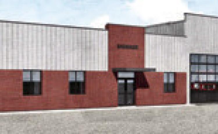 The engineering drawing of the new Baxter Springs Fire Department building. When he announced the funding being completed State Senator Tim Shallenburger said he had only one request about the new building, “I want it to have glass doors” said the Senator from Cherokee County.