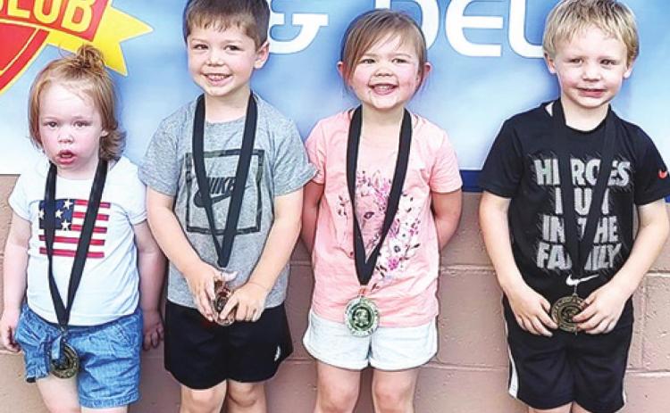 Columbus Bass Club Kids Fishing Tourney winners