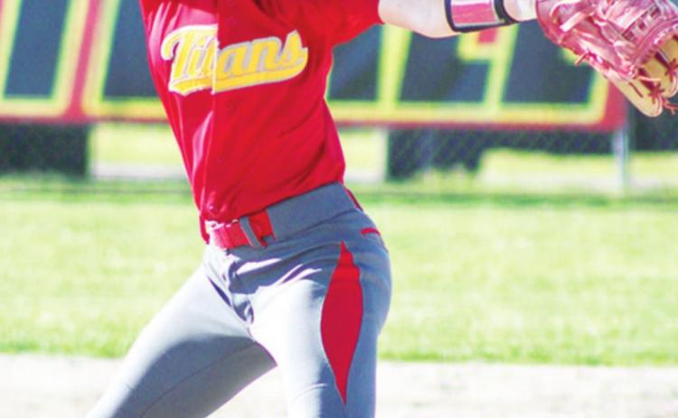 Lady Titans split nine-inning duals