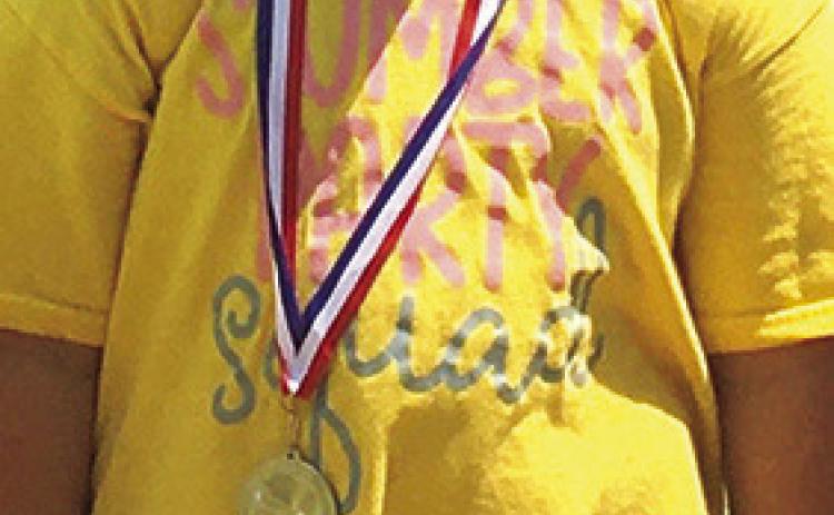 Alaina Smiley placed second in the girl’s 9-11 year-old division. Alaina shot 44 strokes, in the nine-hole, game during the Independence Junior League Golf Tournament, Thursday. Courtesy Photo.