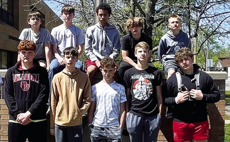 Titan Boys Eighth Grade Thinclads first at Girard