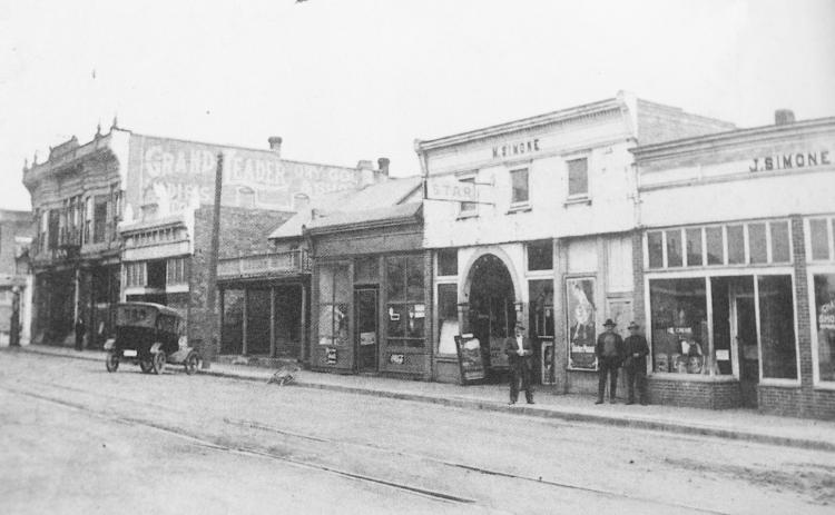 Historical downtown Weir was dotted with businesses.