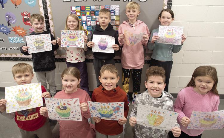 Central Elementary students recently created artwork in celebration of Kansas Day.