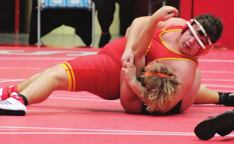 Charles Sharp, junior placed fourth and scored 12 team points at the Kan-Okla Tournament in Coffeyville Saturday.