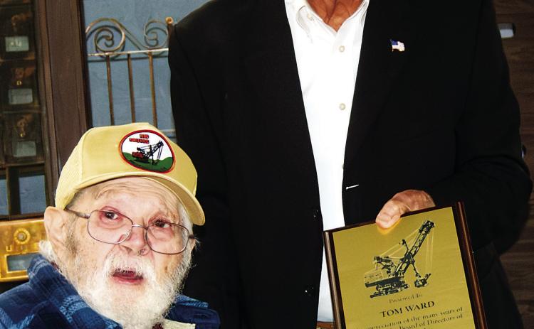 Recognized for his many years