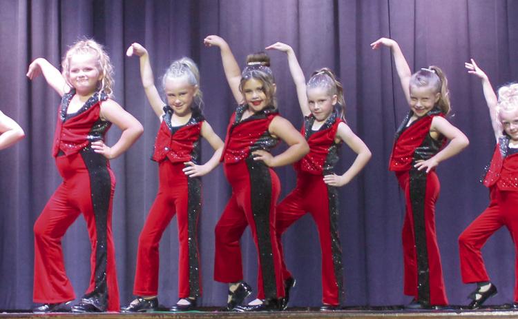 A recital was held by Natalie’s School of Dance recently. Youngsters of all ages participate in the snappy routines and are arrayed in a wide variety of costumes for the performances.