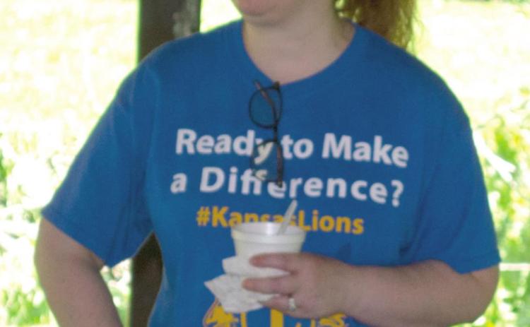 Area Lions Club members gather at Pittsburg park