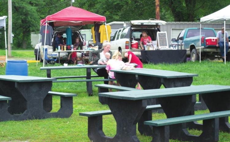 Visitors will be able to rest on the new benches at the Farmer’s Market lot. The benches are made of recycled material.