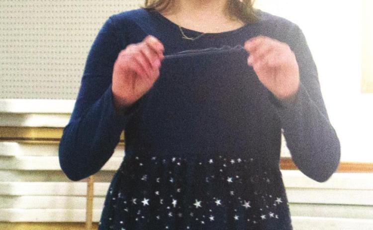 Katherine King demonstrates