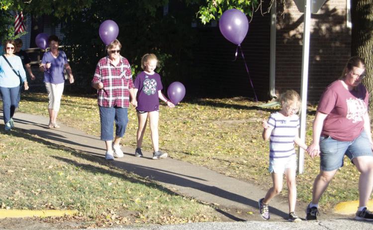 A large number of community members participated in last year’s inaugural walk for suicide prevention awareness. This year the walk will be held Sunday, September 10.