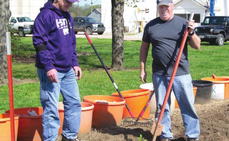 Planting begins at public garden