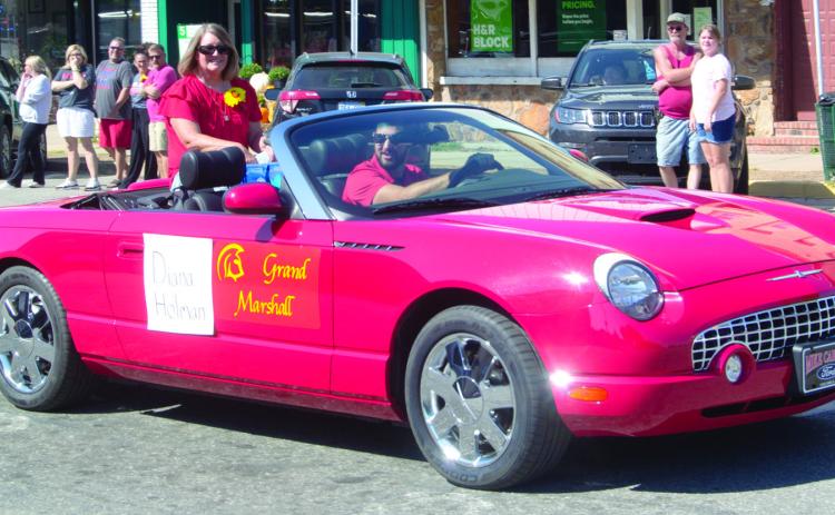 The grand marshal of the 2024 homecoming parade