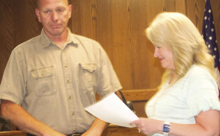 A new council member, Wiley Sanders, was appointed Monday night by Mayor Grant Spieth to fill the Ward 4 council seat vacated by Sammye Opela. His appointment was confirmed unanimously by the Council Members.