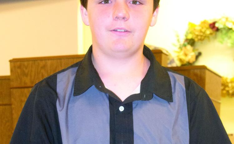 Life Christian School student Kaleb Smith was recognized as Basketball Most Valuable Player at the recent awards ceremony held at the school.