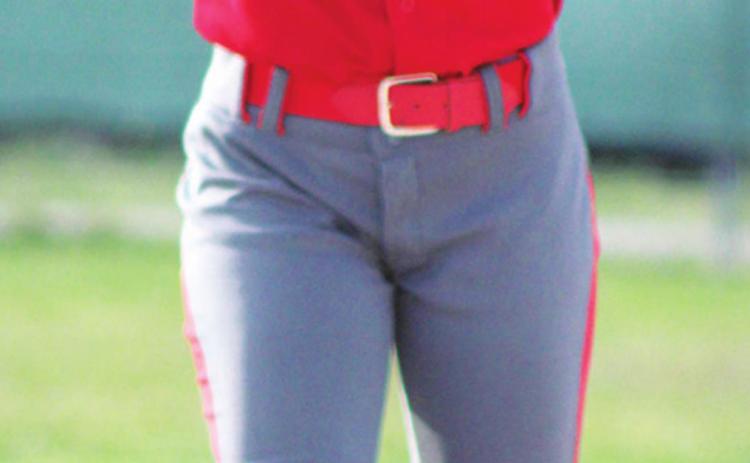 Lady Titan Sophomore, Mady Garcia, pitched the second game of the junior varsity double header with Pittsburg, Thursday, on Rockette Field. The Lady Purple Dragons took the win, 8-5.