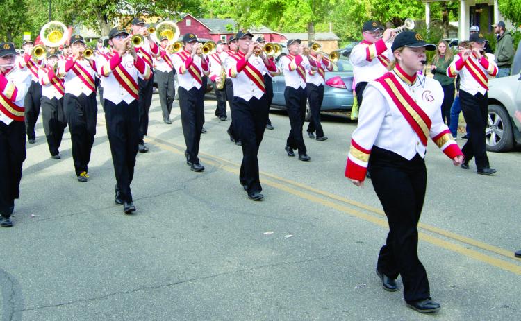 The Columbus High School Marching band will perform during the Columbus Day Parade Saturday, October 7. The parade will begin at approximately 9:40 a.m. and will head east down Maple from Vermont.