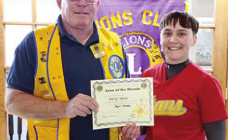 Welch named Lion of Month for April