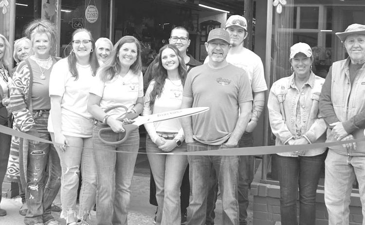 A grand opening and ribbon cutting