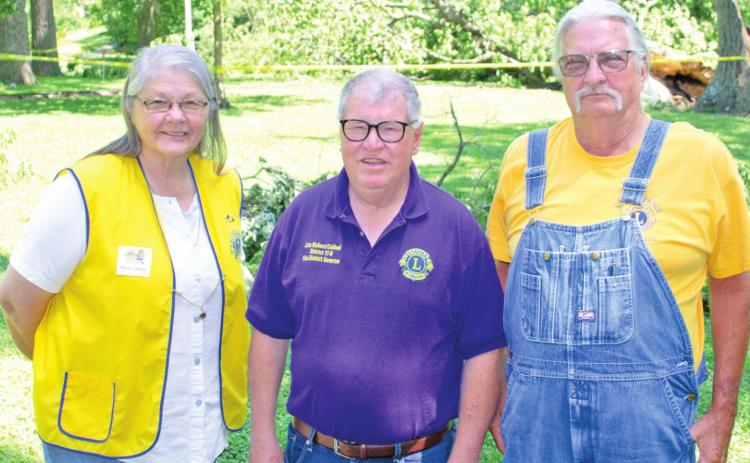 Members of the Baxter Springs Lions Club