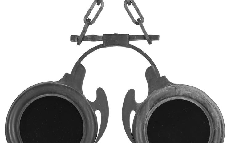 Antique trade signs are especially desirable when they double as folk art. This optician’s sign, shaped like a pair of red lenses in a metal frame, could be an interesting, if expensive, decoration.