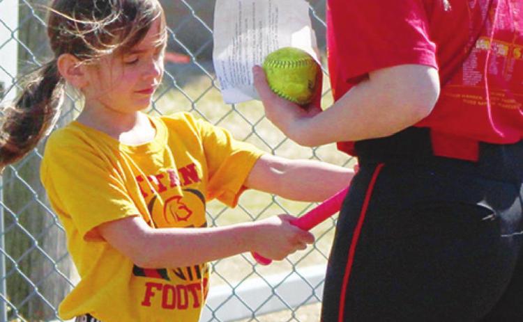 Lady Titans host softball camp