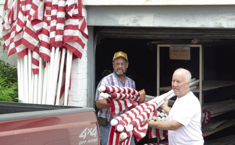 Nothing says Fourth of July more than an abundance of American Flags