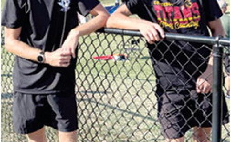 Columbus Seniors Levi Simpson and Drake Laurance participated in the Missouri Southern State University Stampede, Saturday, in Joplin, Mo. Levi ran a time of 18:41.44 minutes to place 185th in a field of over 400 runners in the high school boys 5K run. Drake placed 319th with a time of 20:43.77 minutes. Both times were season best marks. Courtesy photo.