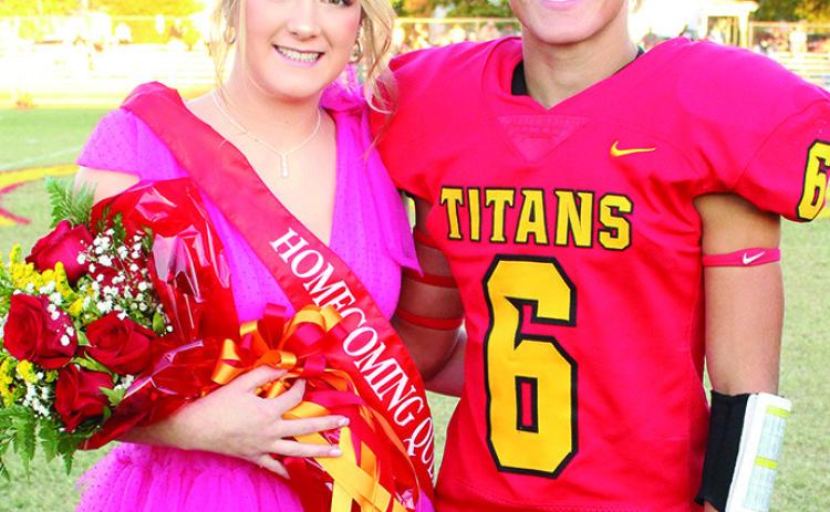 Senior, Addison Saporito, was crowned the 2022 Football Homecoming Queen