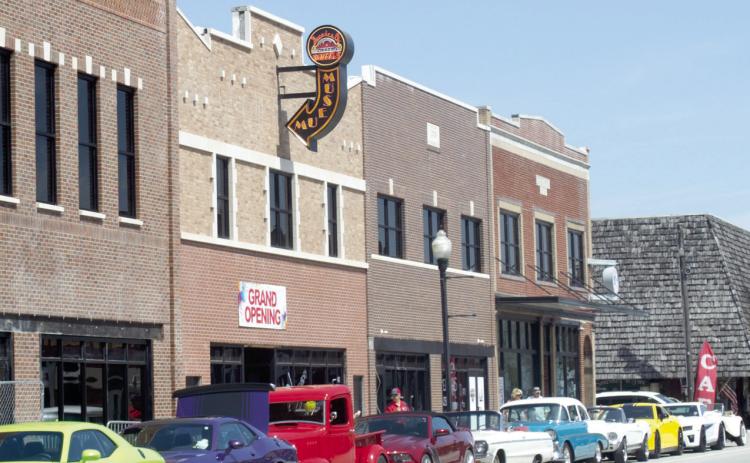 The sale of the former Decades of Wheels property comprising nearly a block of Military Avenue in Baxter Springs. The Little Brick Inn hotel is expected to reopen shortly. All the other buildings are for lease according to the owner.