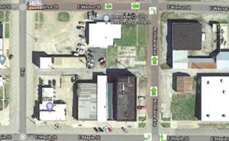 Those getting vaccinated should turn north onto Indiana Street from Maple Street. Names will be checked against the appointment schedule. Those with an appointment will be allowed to turn west onto Walnut Street (which will otherwise be closed to through traffic). Courtesy photo.