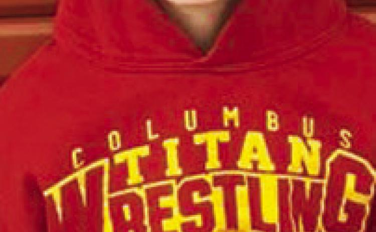 Rhett Tedlock represented the Titan Boys in the Kansas Heartland 6U State Wrestling Tournament, March 9, in Salina. Rhett is a member of the Columbus Wrestling Club. Courtesy photo.