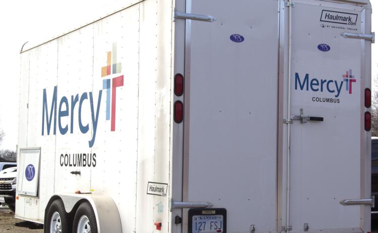 The hazmat decontamination trailer formerly maintained by Columbus Mercy Hospital has been given to the Columbus Fire Department. According to Fire Chief Steven Burton the fire department will restore the trailer and the fire fighters will be taking training to put the trailer back in service.