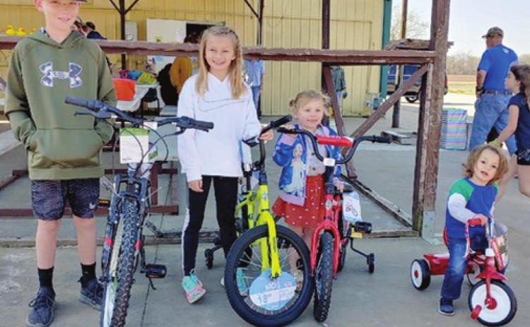 Winners of the West Mineral Eagles Easter egg hunt