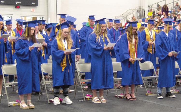 Riverton High School graduates 46 students in ceremony