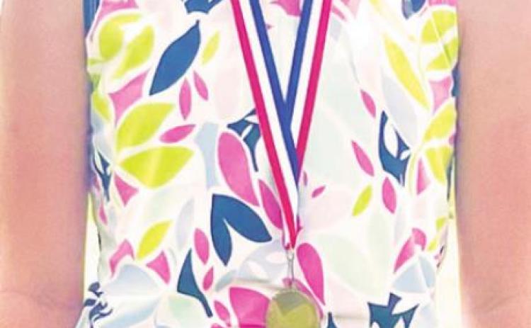 Cali Carpino was the top medalist in the girl’s 9-1 age division at the SEK Junior Golf Tournament in Independence, June 23. Courtesy photo.