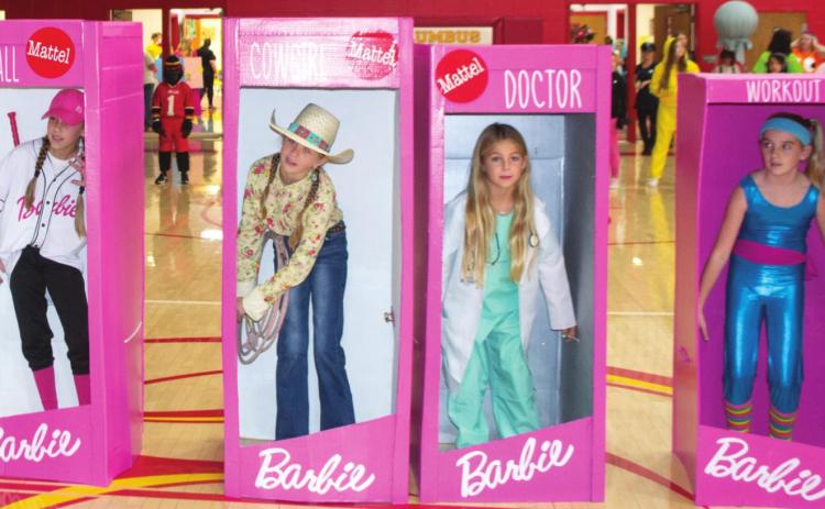 Costumes abound at Columbus Central Halloween assembly