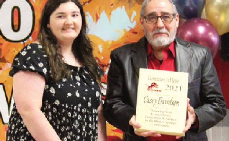 During the Hometown Hero luncheon Gracie Leary