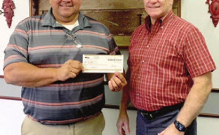 Baxter Springs USD 508 receives dividend check