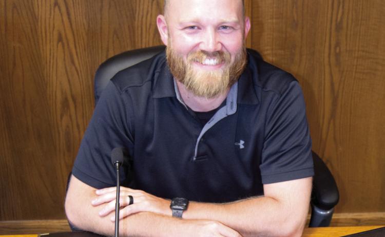 The new Columbus Utility Supervisor Zach Davis was recently approved by the Columbus City Council. His duties include operation of the Water, Sewer and refuse disposal