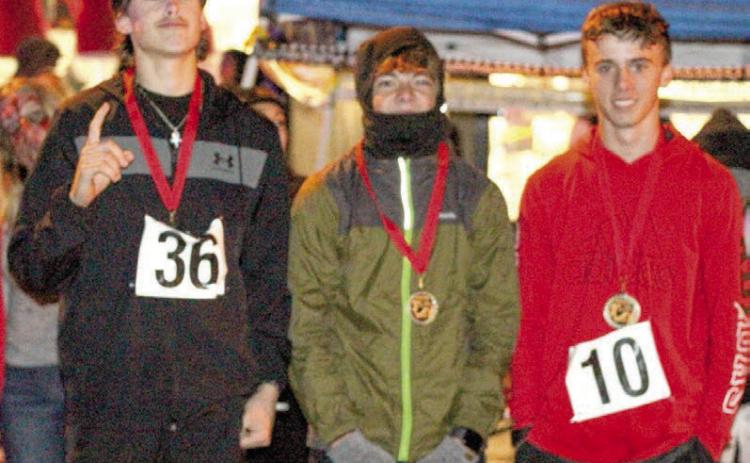 Titan Band had their annual Zombie 5K Saturday, October 28. Winners in the boys age 19 and under division were Derek Krause, first place; third place Easton Long and second place, Levi Simpson.