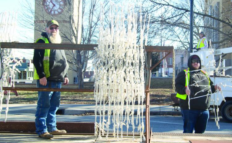 Removing the holiday decorations