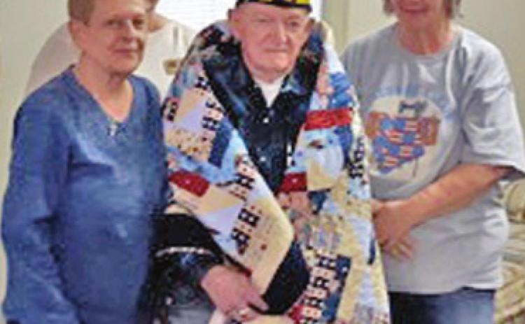 Cherokee County veterans presented with Quilts of Valor