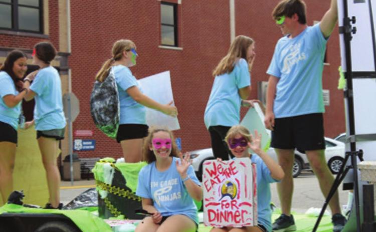 Parade drums up BHS school spirit before Homecoming game