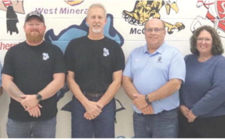 Courtesy photo. Southeast school board members include David Stricklin, Tony Gray, Ron Yancey, John Staton, Trista Shuster, and Whitney Lovell. They group was recently recognized for “School Board Appreciation Month.