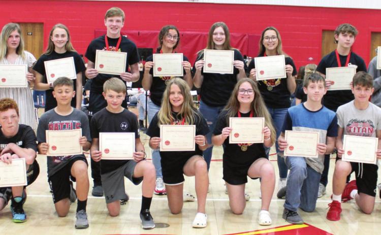 Central Junior High recognizes fitness award recipients