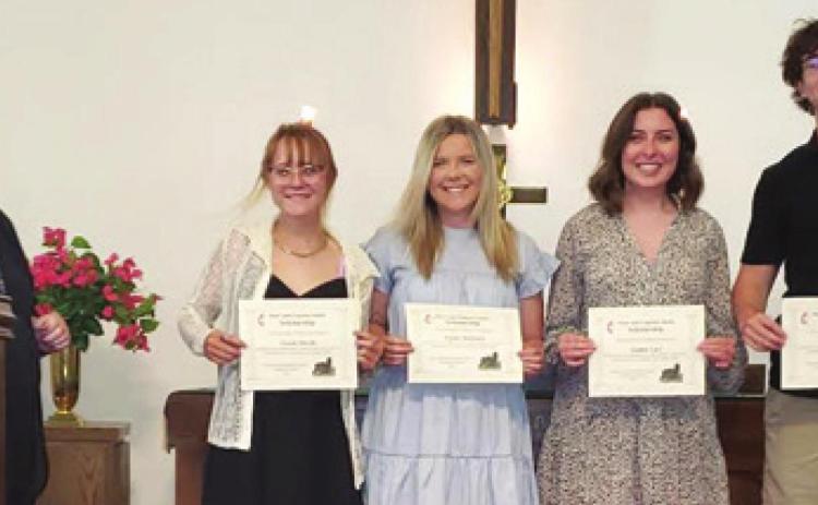 Four students receive Starr, Eugenia Smith Scholarships
