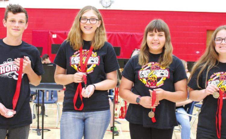 Most Outstanding Choral students