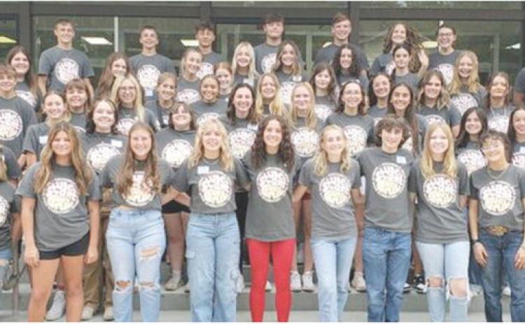 KSHSAA puts on a Student Council Regional Conference across the state. Columbus has hosted the conference the past two years in a row. Being successful last year, another 80 students were gained this year and had a blast. This year, CUHS hosted 28 different schools. The Columbus Student Council did a great job welcoming students as they walked in the doors of the school and interacted very well in group meetings. Christine Lovell is the Student Council Sponsor. Courtesy photo.