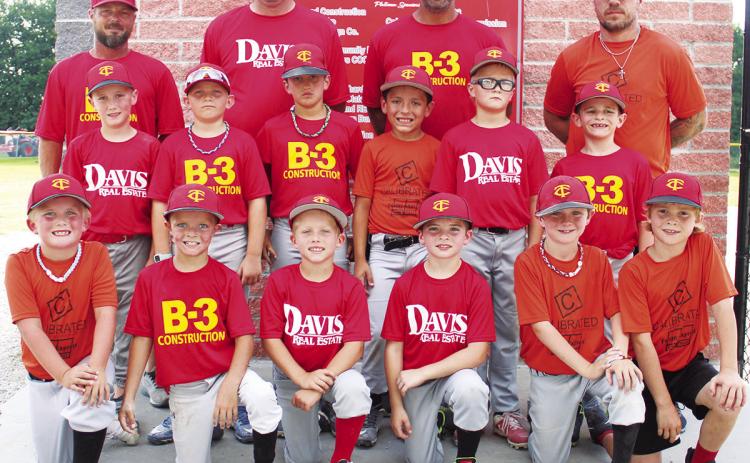 The Columbus Cal Ripken Rookies 8U All-Star Team are hosting the Kansas Cal Ripken 8U Rookie State Tournament, Saturday and Sunday at the Community Field Ball Park. Coaches for the team are Tim Scott, Craig Hale, Jason Johnson, and Matt Haviland. Players are middle row: Brady Hale, Cruze Sharp, Briggs Johnson, Lucas Haviland, Kolt Carter, and Jaxsyn Robinson. Front row: Trapper Clark, Conner Scott, Baylor Bowman, Kayson Sullivan, Lee Snow, and Wyatt Patton.