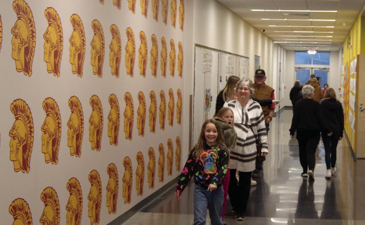 The hallways at Central School